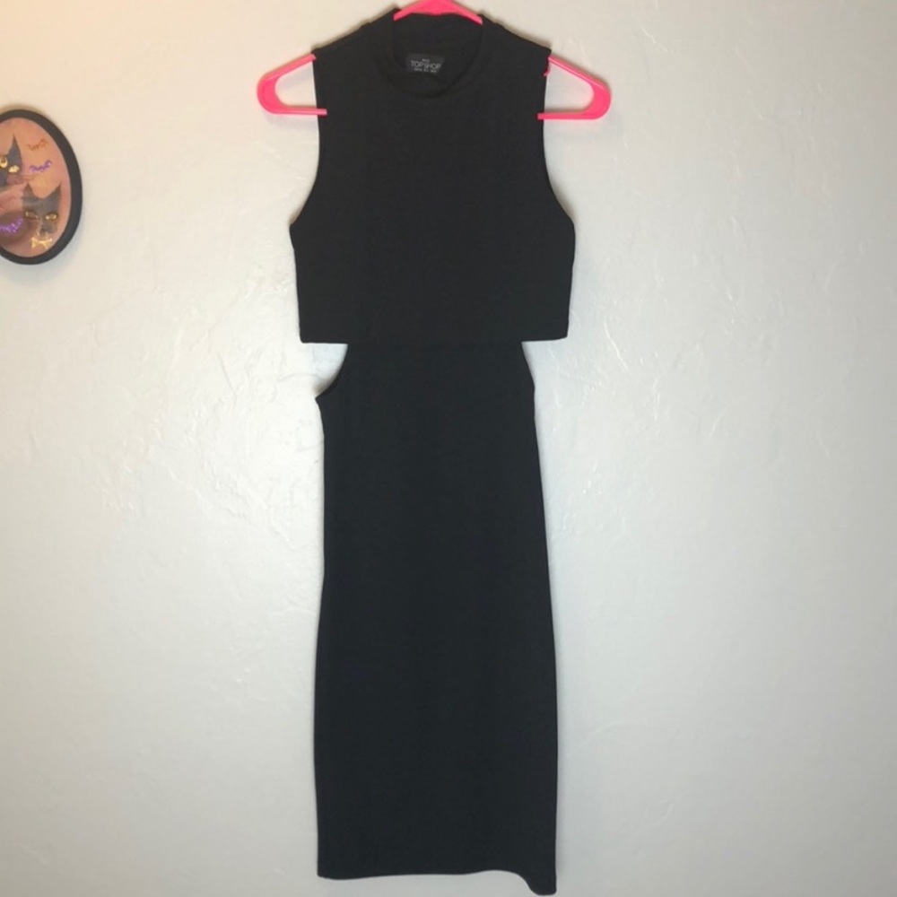 Cutout Topshop Little Black dress